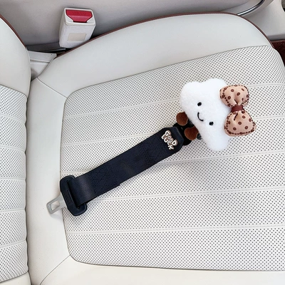 Co-Pilot Kids Safety Belt – Other Automotive Interior Supplies - black-anti-strangle-safety-belt-for-pregnant-women-brown-bow-and-white-clouds