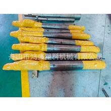 提供广东佳明注塑机螺杆料筒，佳明机老款机型螺杆机筒法兰螺杆头