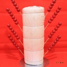 商用冰糖葫芦稻草把老式草靶子架子展示架木制品创意复古肩抗移动