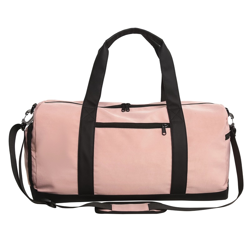 Bolsa de ejercicios transfronterizos con logotipo de impresión, bolsa de viaje de gran capacidad, bolsa deportiva de almacenamiento de zapatos independiente, bolsa de viaje