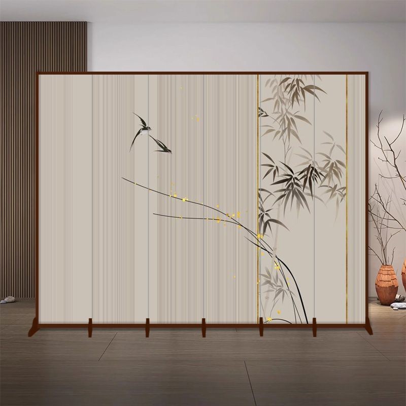 New Chinese-Style Screen Partition for Living Room, Entrance, Hotel, Restaurant, Tea Room, Foldable Mobile Decorative Screen