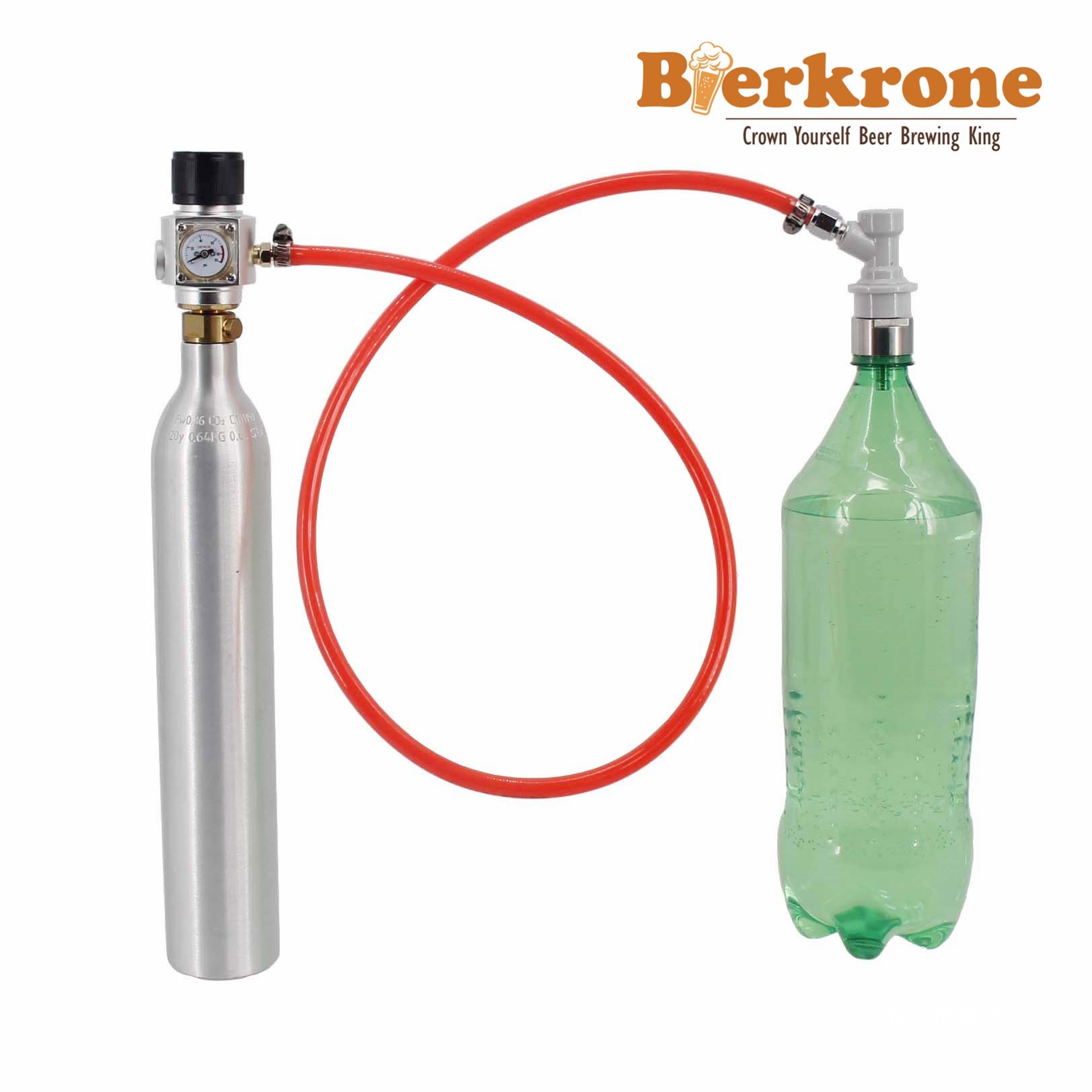 苏打水气瓶用减压阀自制气泡水精酿充气套件 二氧化碳CO2减压阀