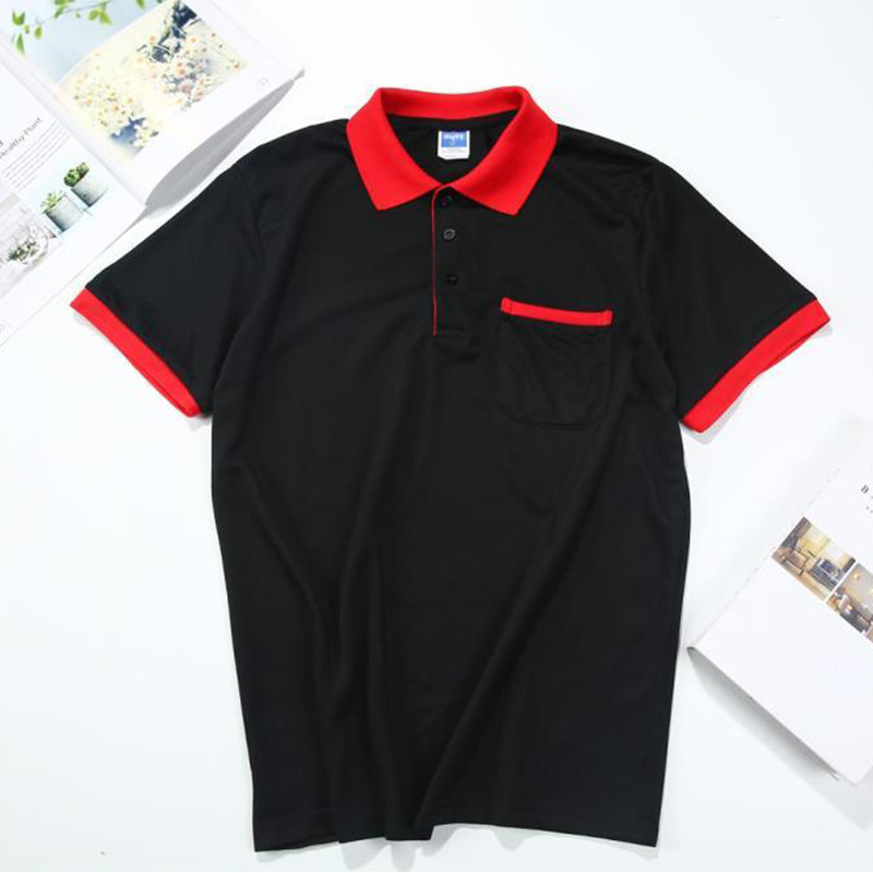 夏季翻领工作服厂服广告衫polo衫文化衫印字logo短袖t恤刺绣定制