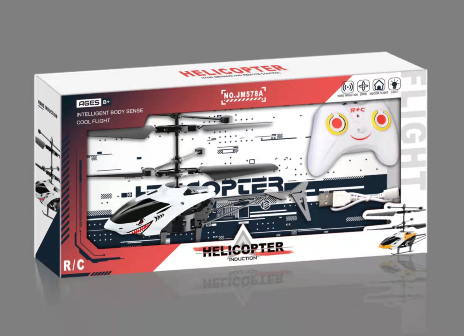 Shark style long box [dual-mode remote control]