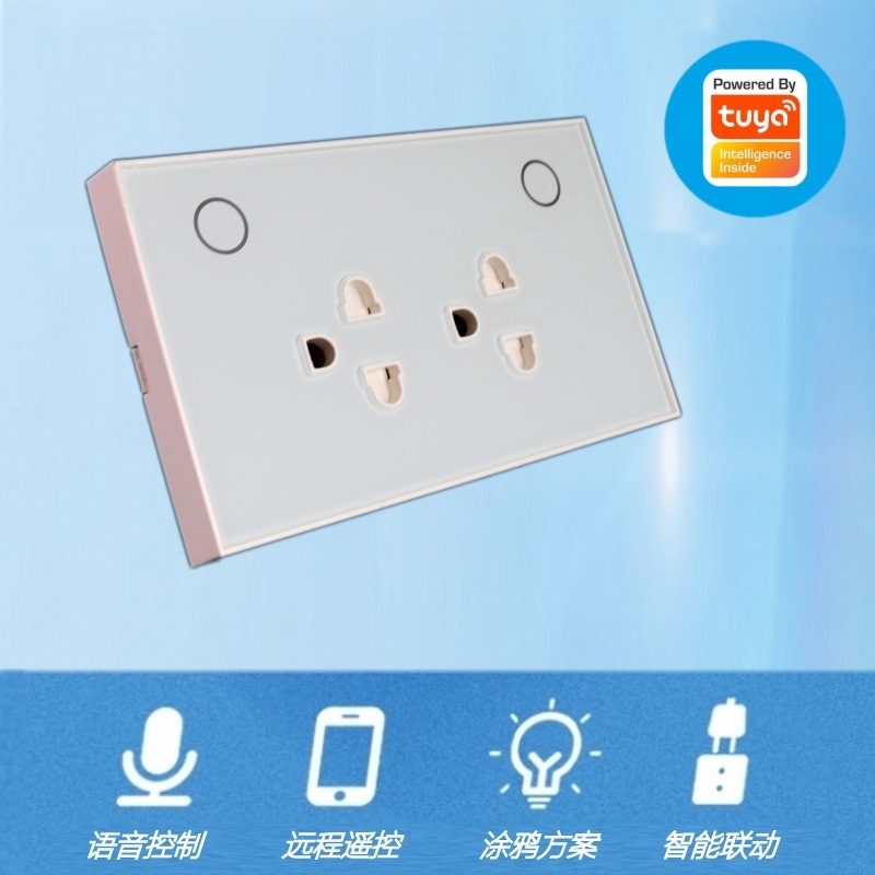 Doodle Plan Vietnamese Specification Smart Wall Outlet WiFi Remote Control Switch Model 118 National Standard Vietnam Standard