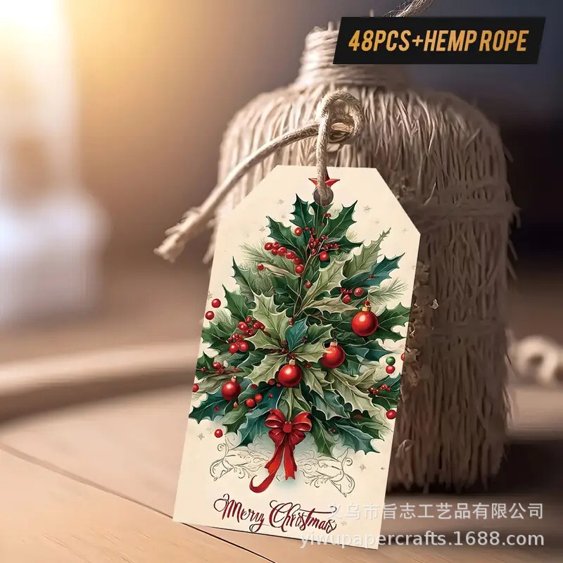 48 Christmas Decoration Hanging Tags Gift Tags Packaging Labels Party Greeting Cards Gift Packaging Reindeer Tags 48 Christmas Decoration Hanging Tags Gift Tags Packaging Labels Party Greeting Cards Gift Packaging Reindeer Tags