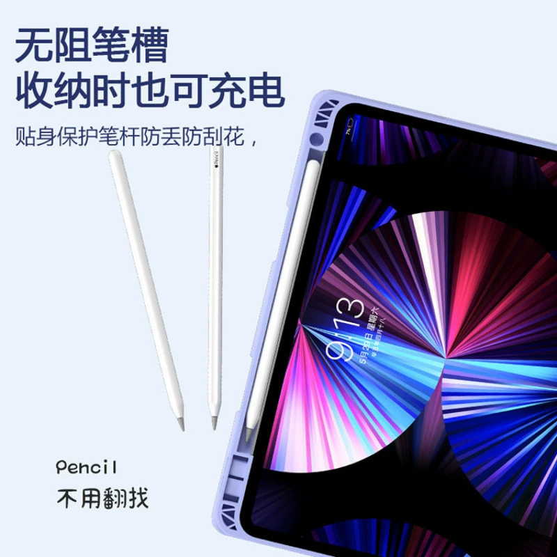 Защитный чехол для планшета iPad Air6 с гнездом для стилуса для Honor/Huawei Xiaomi, цветной нижний сенсорный экран Bluetooth
