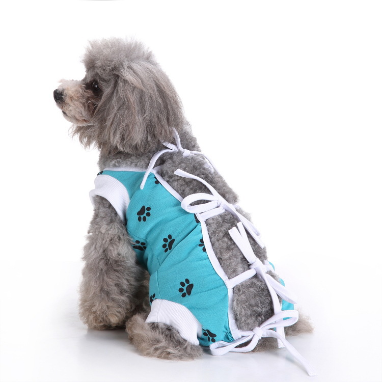Summer Thin Dog Spaying Neutering Suit Safety Pants For Female Dogs Anti Harassment With Straps To Prevent Licking Easy Wound Removal_voghion.com
