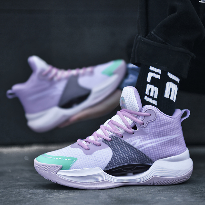 2024 New Practical Basketball Shoes, High-Top, Wear-Resistant, Breathable, Shock-Absorbing, Good Wrapping Performance, Professional Training for Men and Women 2024 New Practical Basketball Shoes, High-Top, Wear-Resistant, Breathable, Shock-Absorbing, Good Wrapping Performance, Professional Training for Men and Women