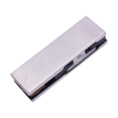 Manufacturer supply stainless steel universal frameless glass door torsion spring door hinge accessories one-piece hinge 5MM top hinge thickened