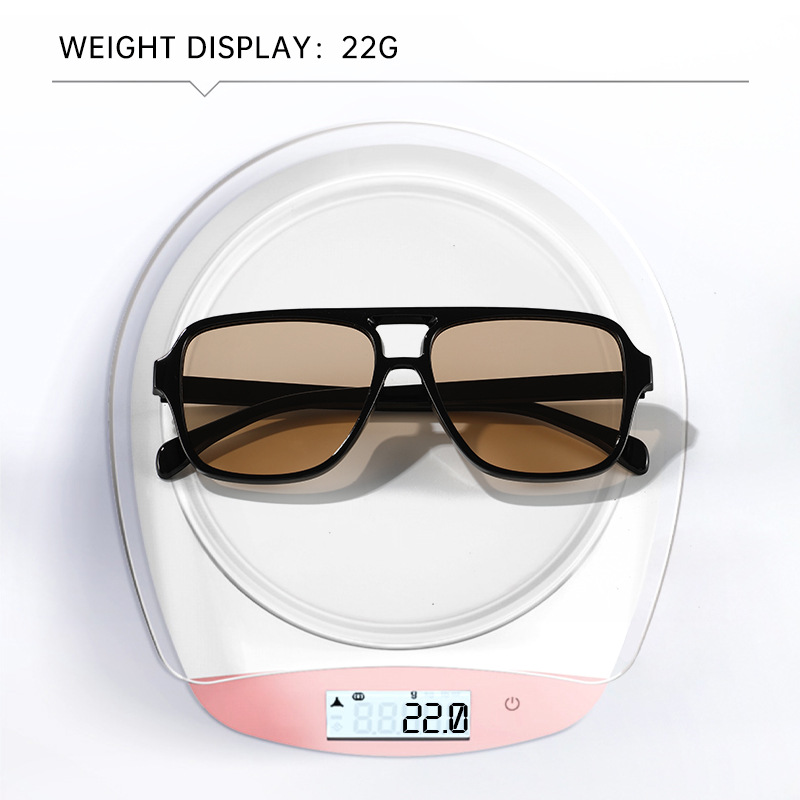 Occhiali da sole quadrati retro alla moda per uomo e donna_voghion.com