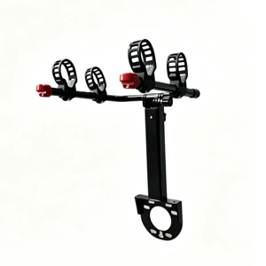 Folding car spare tire-style rear bicycle rack for Wrangler, Tank 300, Bronco, BJ40, Formula Leopard 5