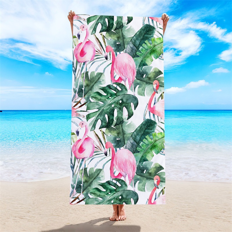 Comercio exterior Amazon toalla de playa de impresión digital europea y americana toalla de secado rápido toalla de felpa de microfibra toalla de baño de piscina