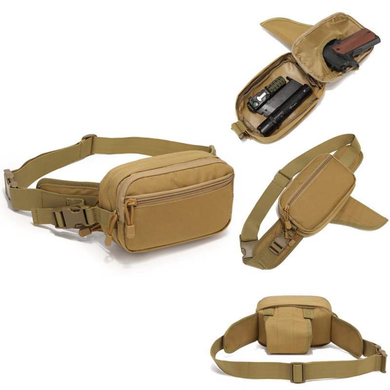 Outdoor Tactical Waist Bag Field Tactical Storage Invisible Hanging Waist Storage Bag Multifunctional Portable Accessory Bag