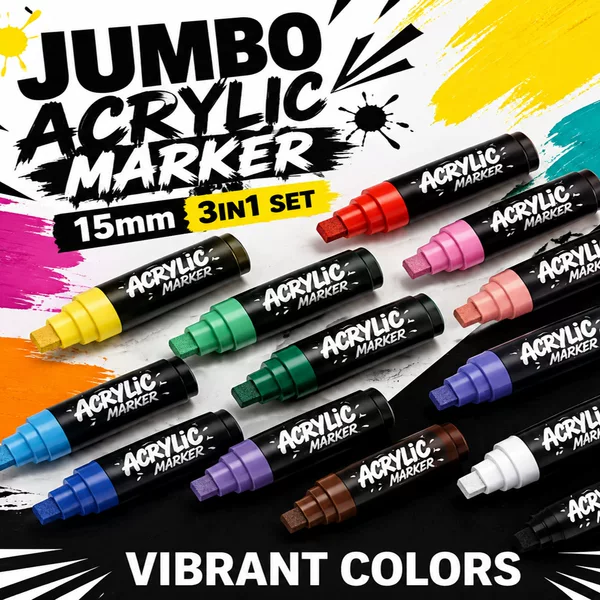 Amazon's best-selling 15mm wide-tip marker pen for street graffiti, large-capacity coloring marker pen wholesale