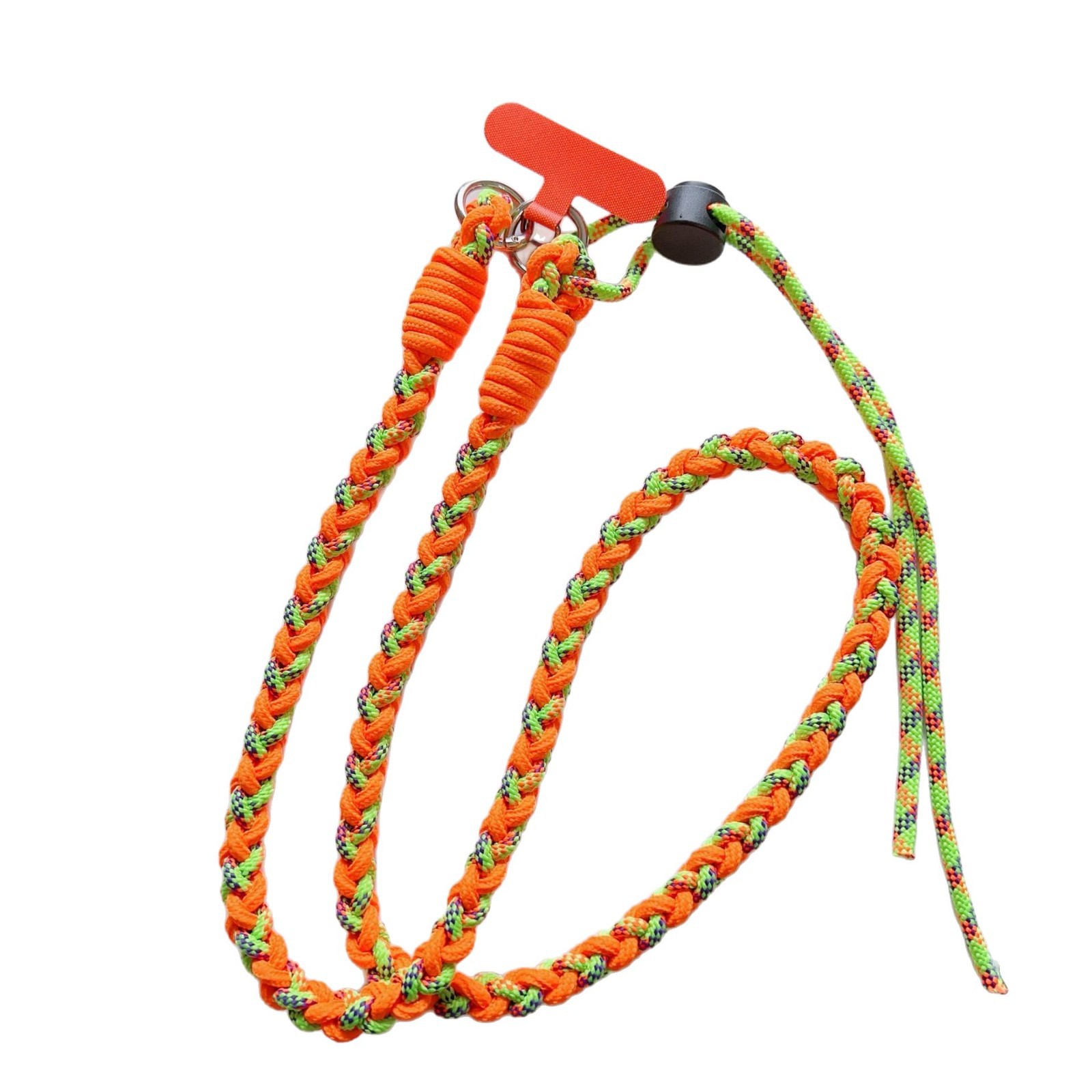 Color 4 hilos cuerda trenzada correa de mensajero de moda cordón de teléfono móvil cadena colgante resistente a la pérdida ajustable transfronterizo