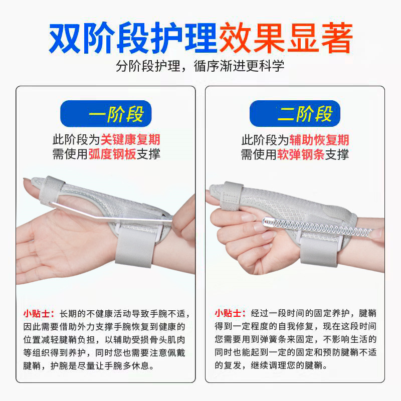 Protector de muñeca fractura de pulgar fijo férula muñeca esguince equipo de protección madre ratón mano rehabilitación