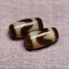Dzi beads can be paved with a small tiger tooth, Tibetan Tibetan, Taiwan to pure craftsmanship, a picture, one picture