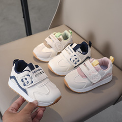 子供のパン靴お父さん靴 2025 春と秋の新しい女の子スポーツシューズ男の子通気性スニーカーベビー幼児靴