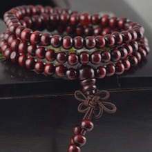 大号108颗佛珠手链 汽车挂件 平安吉祥手链祥红檀香木手串