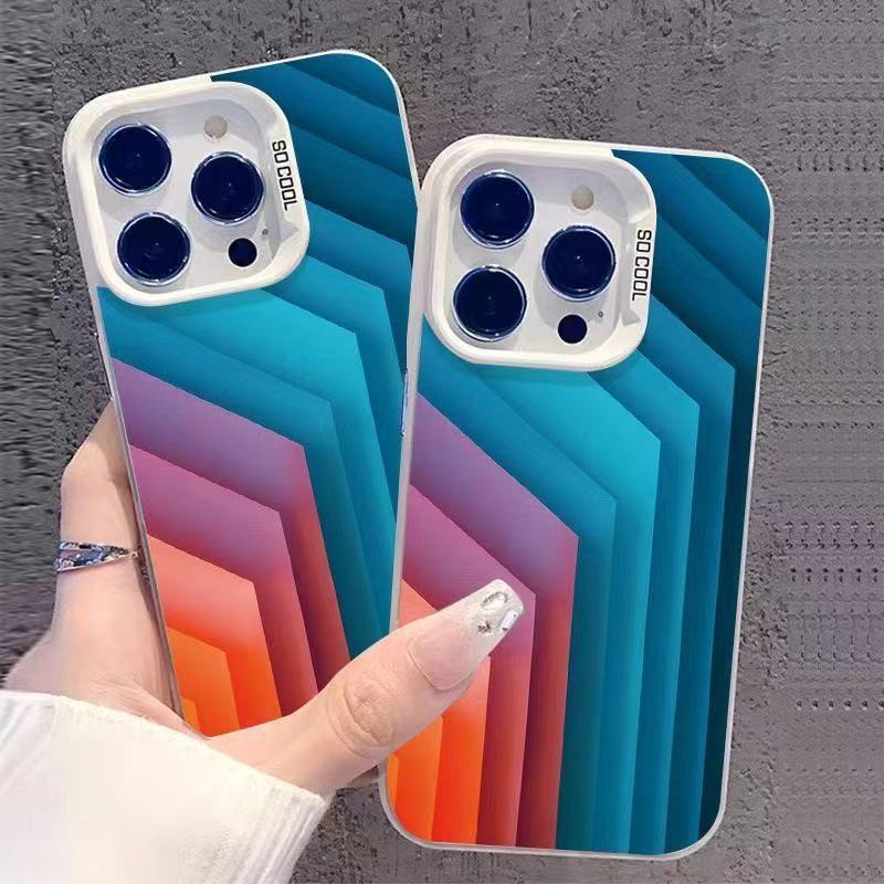 Nuevo patrón vertical tridimensional para iPhone 16pro funda para teléfono móvil Apple 15/14/13promax nuevo 12x11