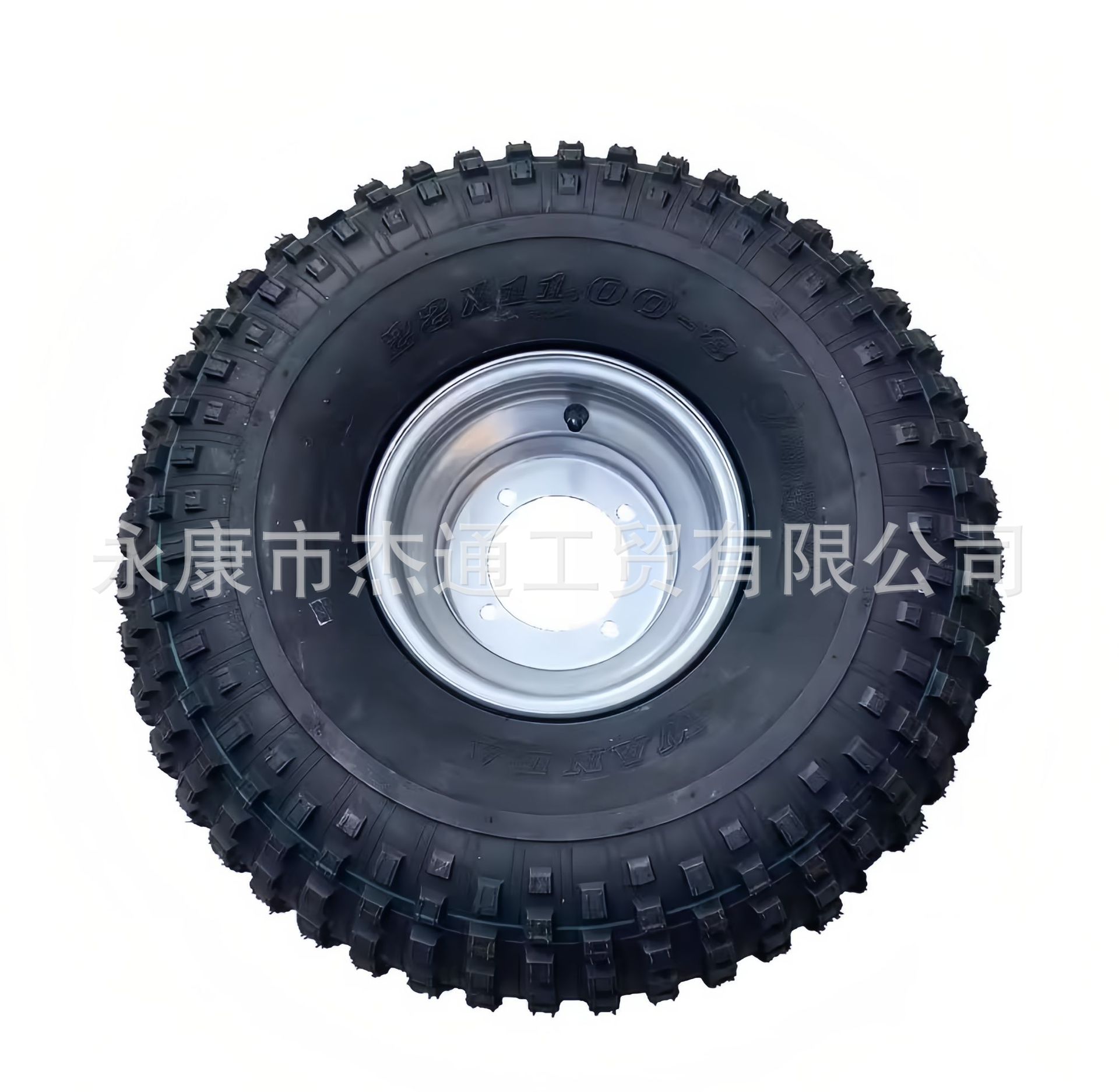 22X11-8 Off-Road Tire for Go-Karts, Atvs, Vacuum Tire with Iron Hub, Specifically for Four-Wheel Electric Vehicles
