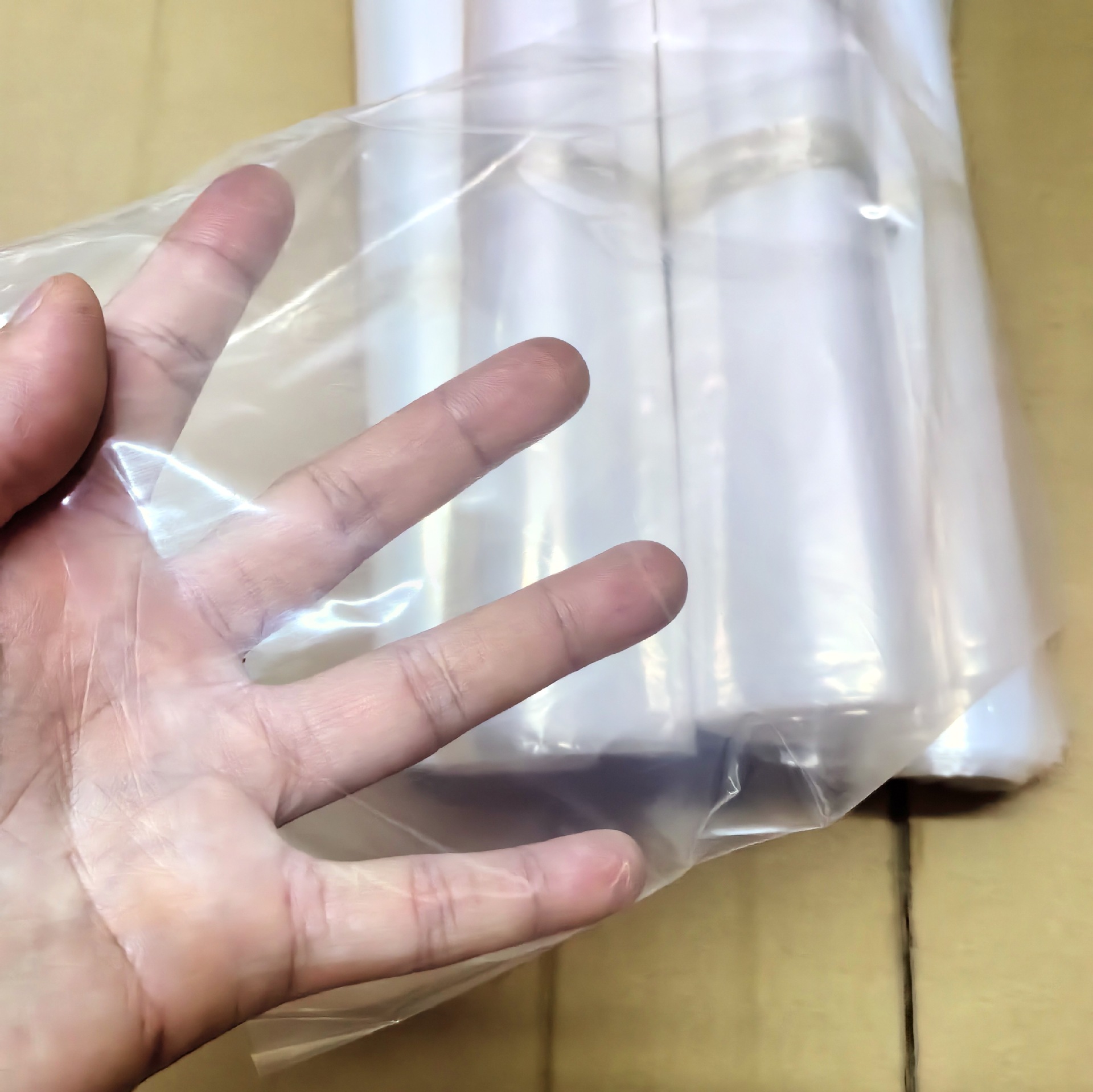 PE flat bag large package bag plastic bag waterproof moisture-proof bag inner bag of cardboard box agricultural film ground film greenhouse film manufacturing