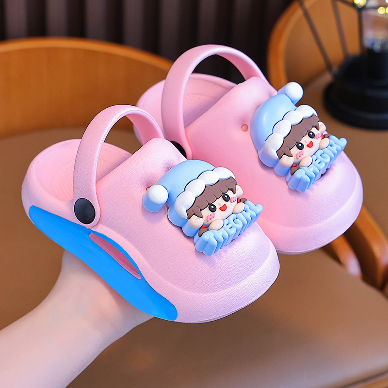 Children's slippers Summer 2024 boys children Bath bathroom non-slip medium and large boys baby slippers