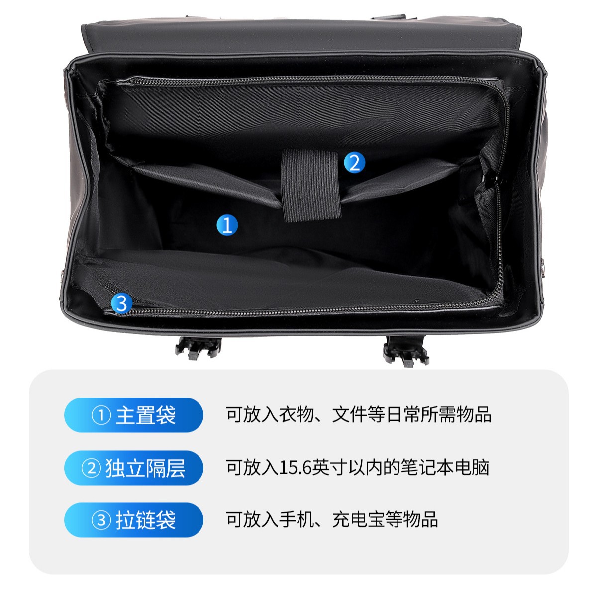 防水背包双肩包大容量高级感男士旅行包一包多用商务休闲电脑包男