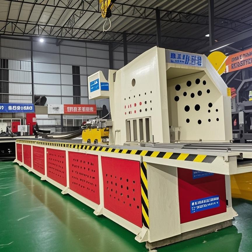 方管异形管材数控全自动液压冲孔机切断一体机机械生产线缺机