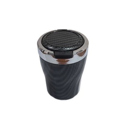a metal inner container, featuring a: Car ashtray