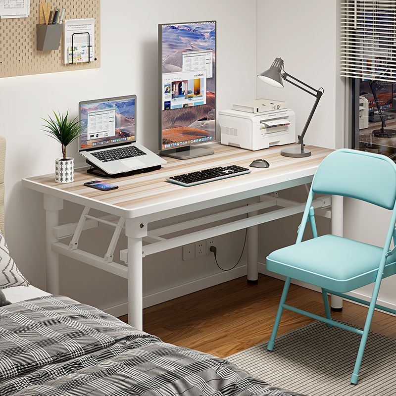 Mesa plegable mesa de computadora doméstica mesa de alquiler de casa mesa de comedor plegable mesa de estudio habitación dormitorio simple mesa pequeña