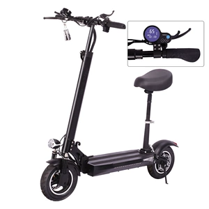 Cross-Border Mini Foldable Electric Scooter with Long Battery Life for Adults, Convenient Electric Scooter with Seat