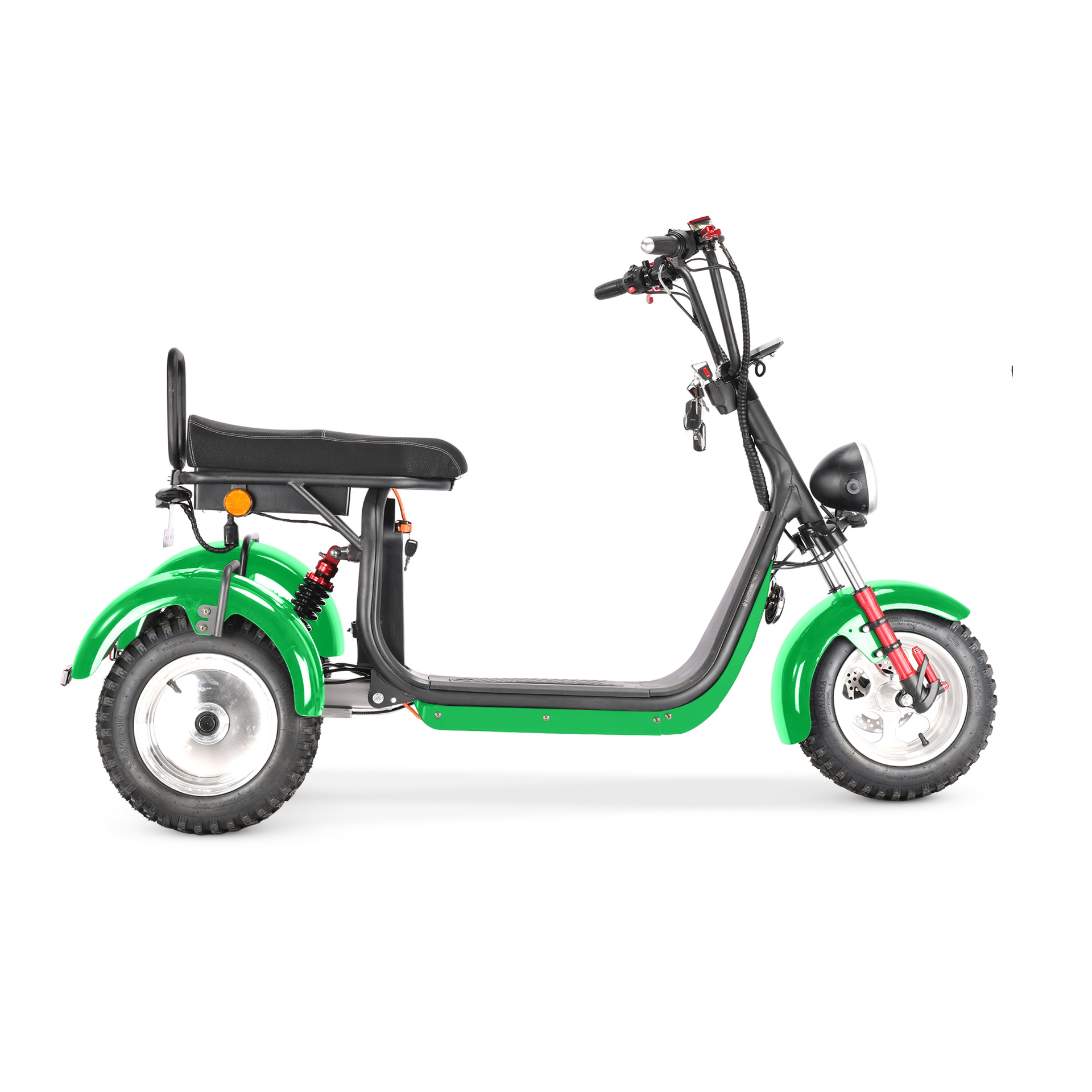 Eec Adult Mobility Scooter Dual-Drive Left and Right Swing Large Seat Cushion Single Bar Three-Wheel Motorcycle Harley Electric Vehicle