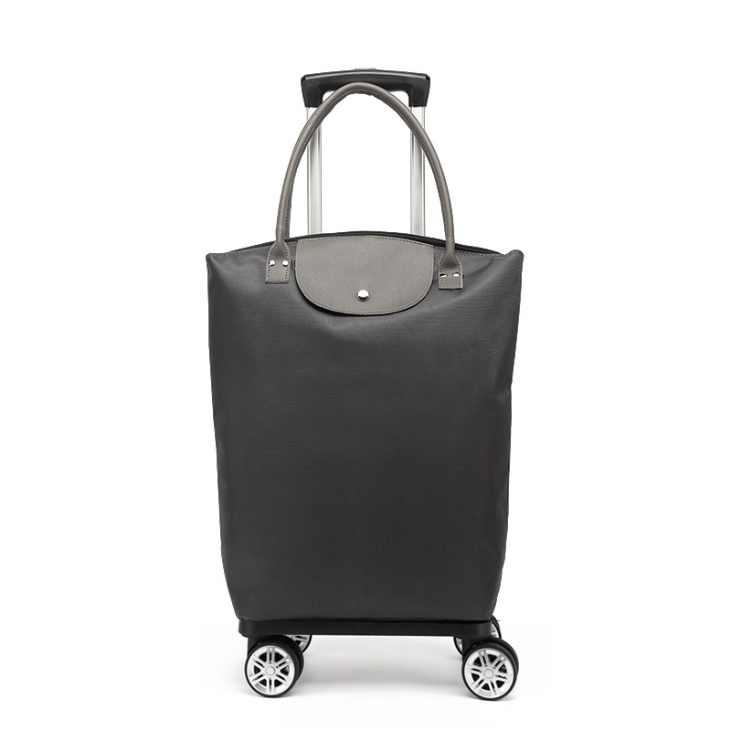 萬向輪拉杆防水購物袋買菜車輕便摺疊拉杆車短途旅行拉杆包單肩包
