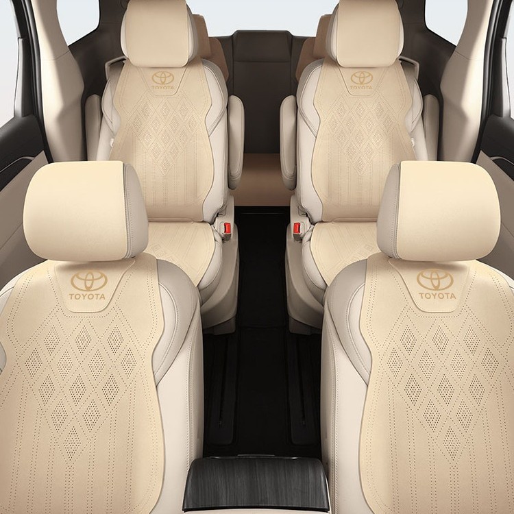 丰田赛那七座专用汽车坐垫四季座椅套翻毛皮格瑞维亚塞纳马鞍垫冬