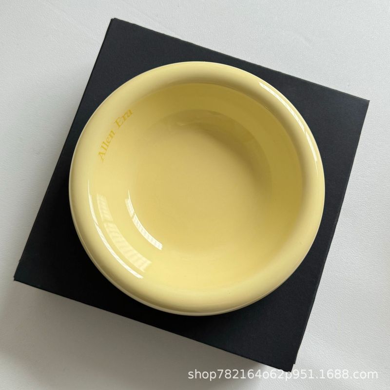 AE碗陶瓷釉下彩猫碗宠物吃饭喝水粮食碗不黑下巴猫咪狗狗罐头碗|undefined