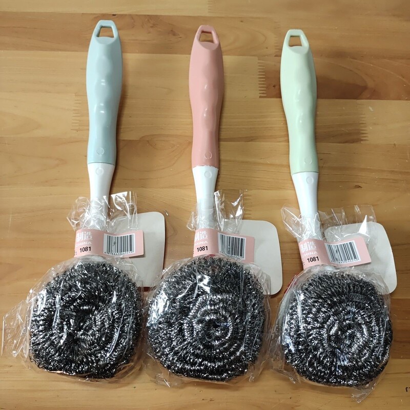Xinglong 1081 Steel Wire Ball Pot Brush Replacement Head Steel Wire Brush Cleaning Brush Cleaning Ball Wholesale 2 Yuan Store Supply Wholesale