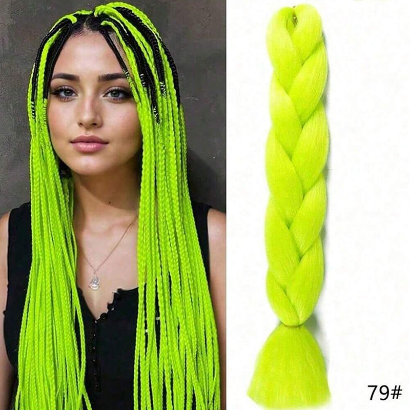 Peruca de trenza africana mujer color trenza artefacto de alta temperatura seda de trenza cabello cabello cab