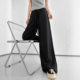 Summer New 2025 Linen Casual Women's Pants Lined with Old Money Style Straight Pants High-grade Wide-leg Pants for Small Men