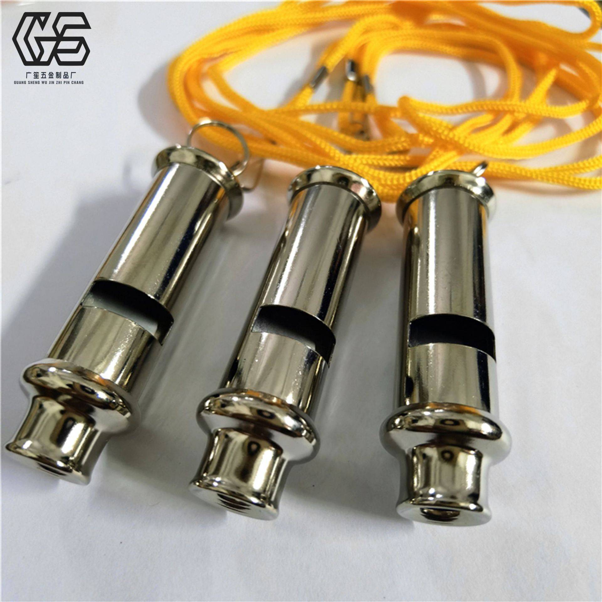 High-Quality Stainless Steel Whistle Referee Whistle with Lanyard Ok Whistle Manufacturer Wholesale
