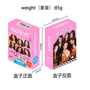 跨境现货96张新品katseye小卡明星应援照片KPOP周边LOMO专辑卡
