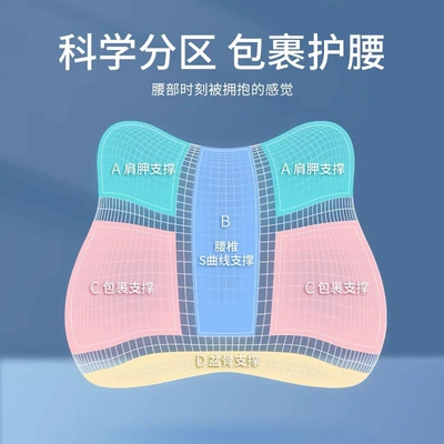 Waist support: Hip Pad, Lumbar Support, Memory