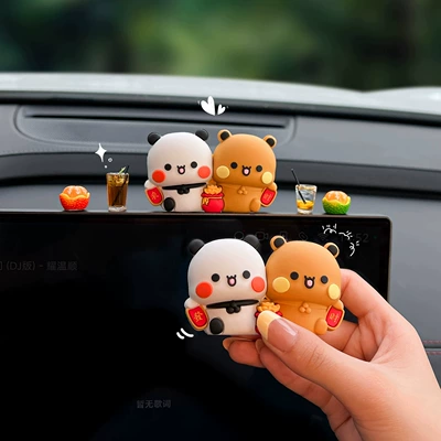 Cute and adorable couple Car ornaments