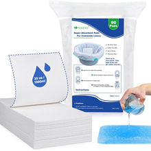 吸尿垫小便尿液吸收纸便携马桶车载旅行户外超强吸收吸尿片凝固剂