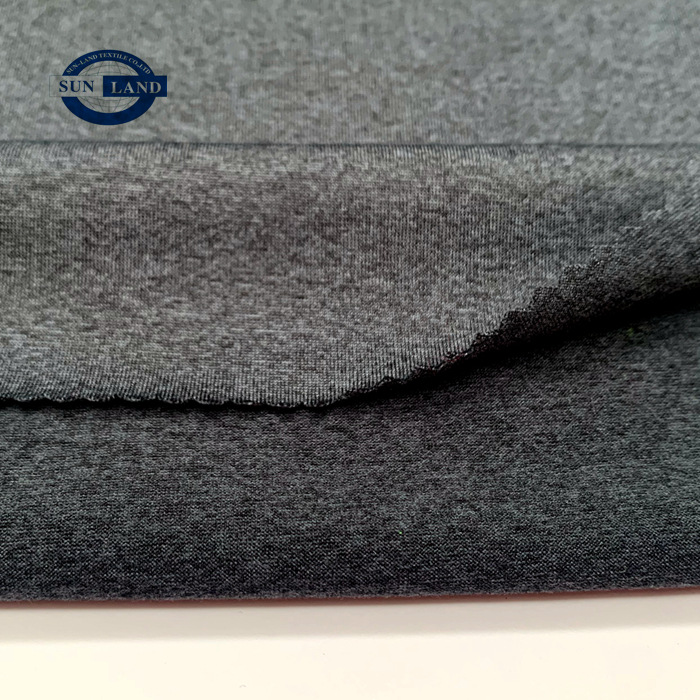 阳涤双面磨毛高弹涤氨汗布 弹力布单面汗布 四面弹针织t恤面料