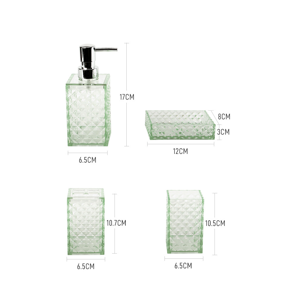 Hogar botella de loción de color sólido diamante Plaid prensa botella loción lavabo sub-botella fábrica loción creativa directa