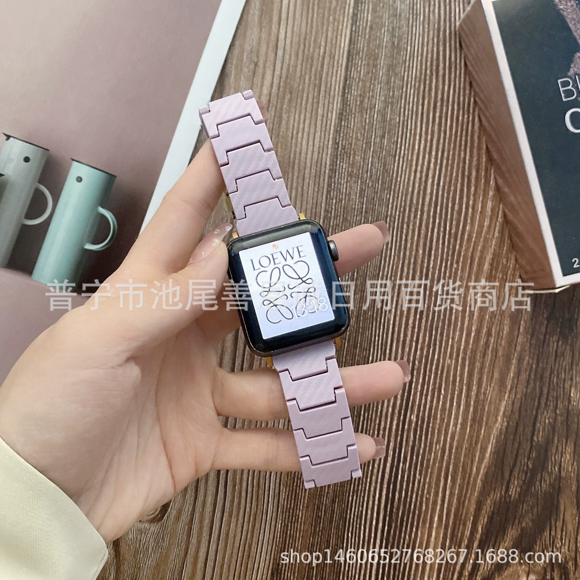 Подходящие Apple Watch, Apple Tibetan 8-го поколения 765 углеродное волокно, Strai Samsung Huawei 20/22 мм