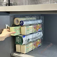 Пластиковая пленка хранение артефакт кухонная полка для сортировки чашки тепловой стакан шкаф miscellaneous пластиковая коробка для хранения