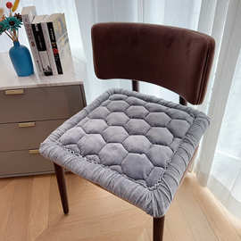 客厅餐椅垫加厚防滑坐垫办公室电脑椅垫可机洗方形透气舒适座椅